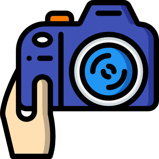 Photo camera Basic Miscellany Lineal Color icon