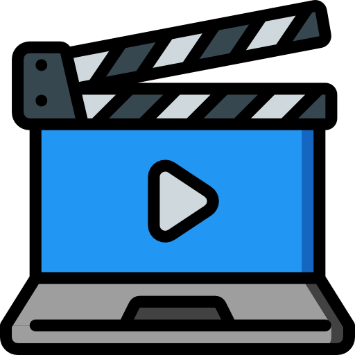 reproductor de video Basic Miscellany Lineal Color icono