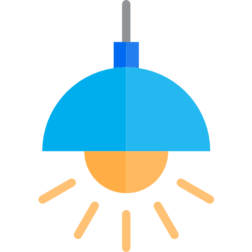 lámpara srip Flat icono