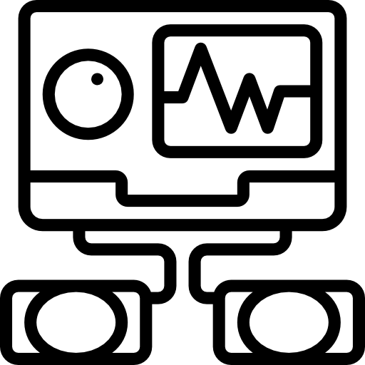 desfibilador Basic Miscellany Lineal icono