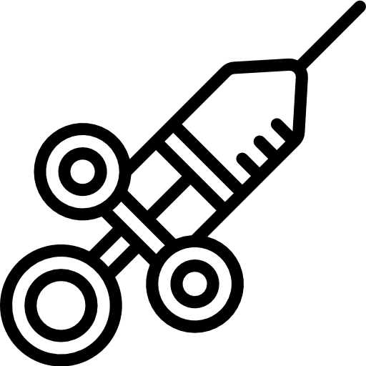 jeringuilla Basic Miscellany Lineal icono