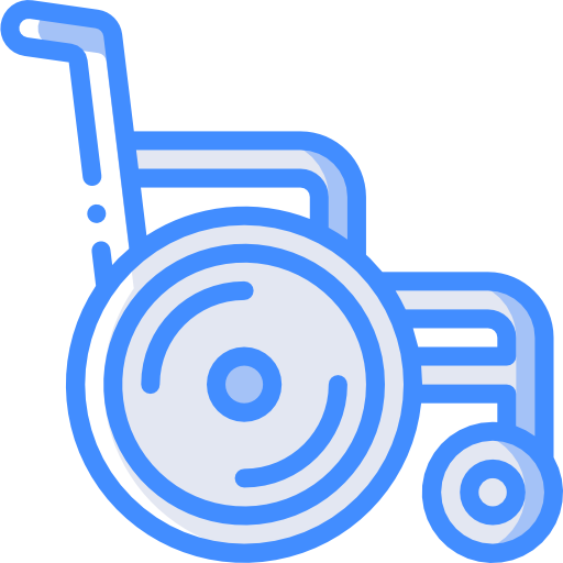 sedia a rotelle Basic Miscellany Blue icona