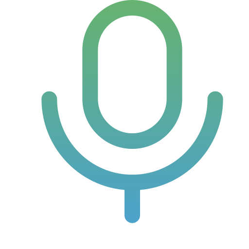 Voice Generic gradient outline icon