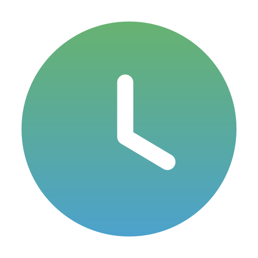 Time Generic gradient fill icon