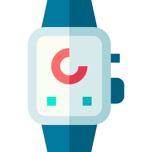 smartwatch Basic Straight Flat icoon