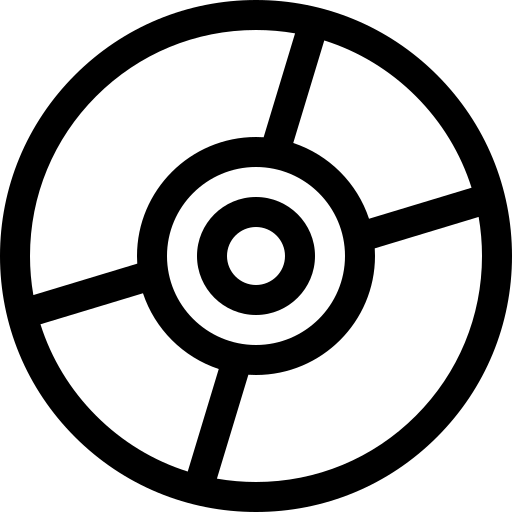 disque Basic Straight Lineal Icône