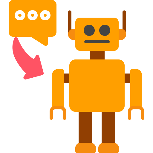robot Generic color fill Icône