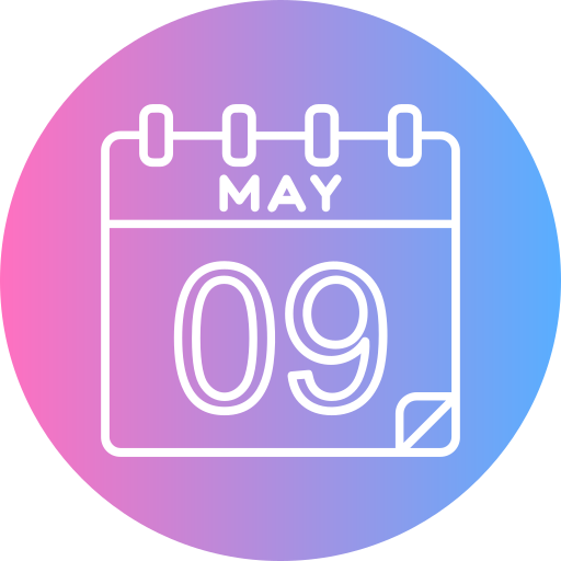 May Generic gradient fill icon