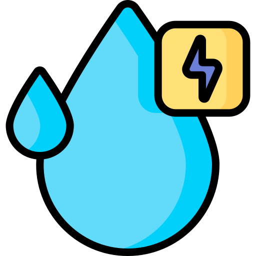 水エネルギー Special Lineal color icon