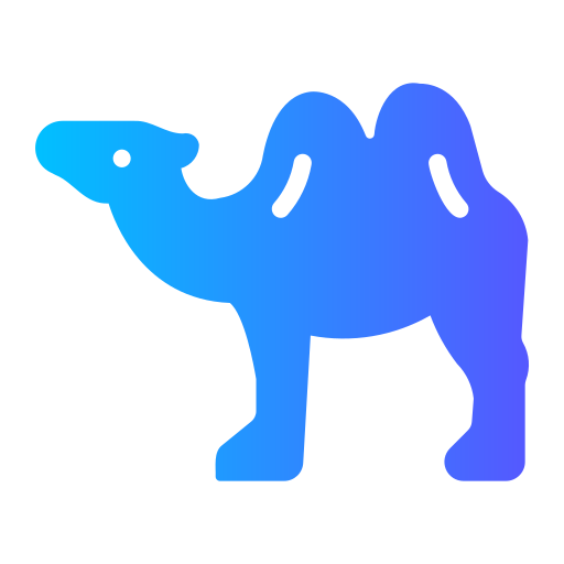 Camel Generic gradient fill icon