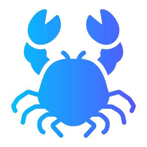 crabe Generic gradient fill Icône