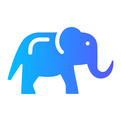 Elephant Generic gradient fill icon