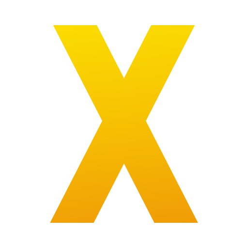 lettera x Generic gradient fill icona