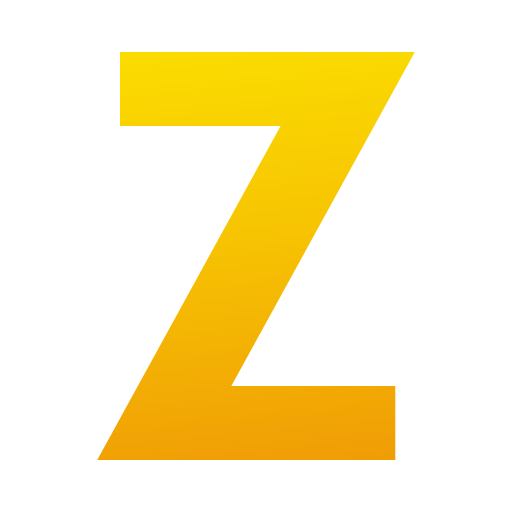 lettre z Generic gradient fill Icône