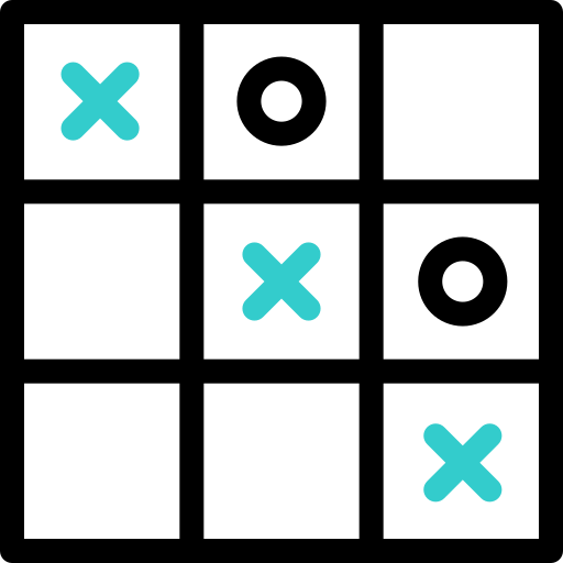 Tic tac toe Basic Accent Outline icon