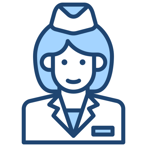 stewardess Generic color lineal-color icon