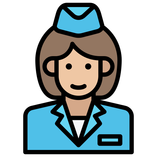 stewardess Generic color lineal-color icon