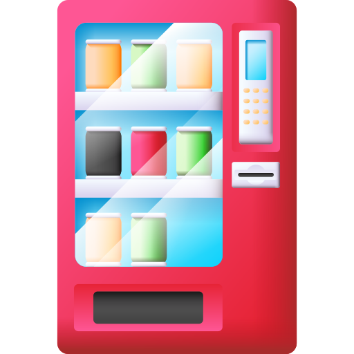 distributeur automatique 3D Color Icône