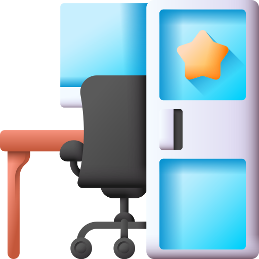 책상 3D Color icon