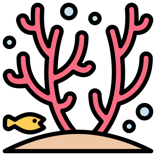 Coral reef Generic color lineal-color icon