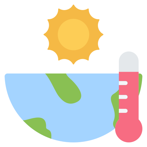 Global warming Generic color fill icon