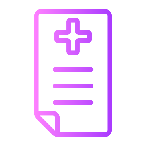 Medical prescription Generic gradient outline icon