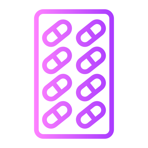 Pills Generic gradient outline icon
