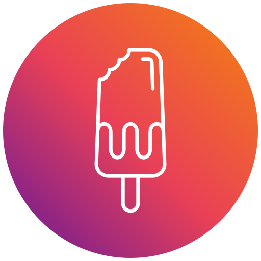 paleta de hielo Generic gradient fill icono