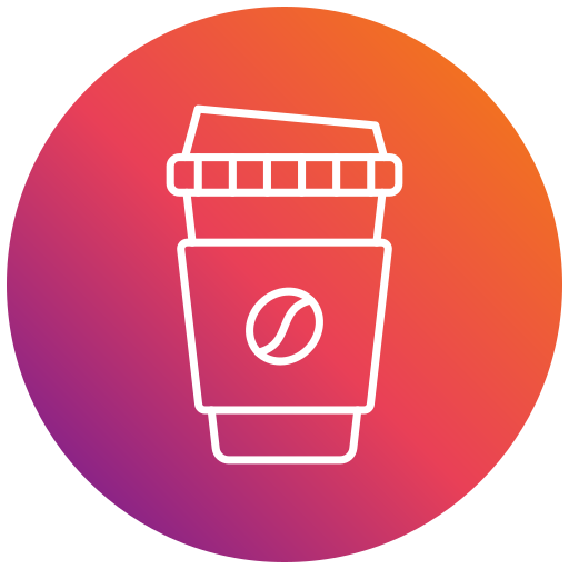 Hot coffee Generic gradient fill icon