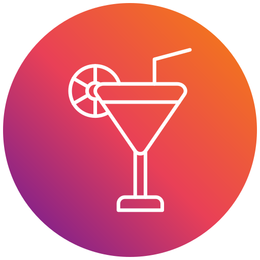 Cocktail drink Generic gradient fill icon