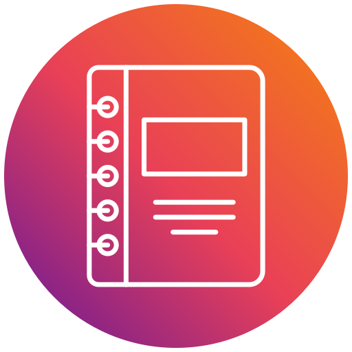 Note book Generic gradient fill icon