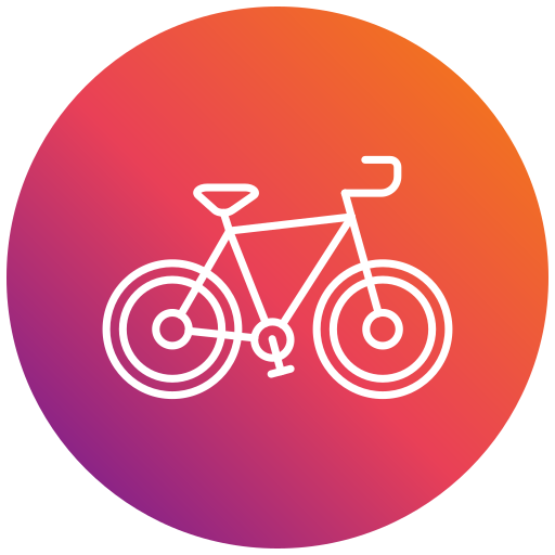 bicicleta Generic gradient fill icono