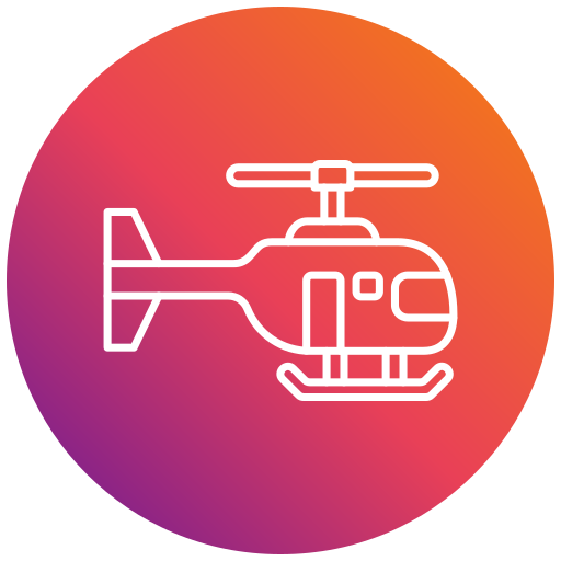 Helicopter Generic gradient fill icon
