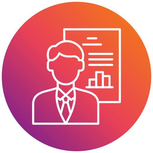 Business analyst Generic gradient fill icon