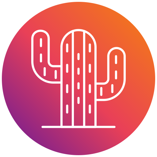kaktus Generic gradient fill ikona
