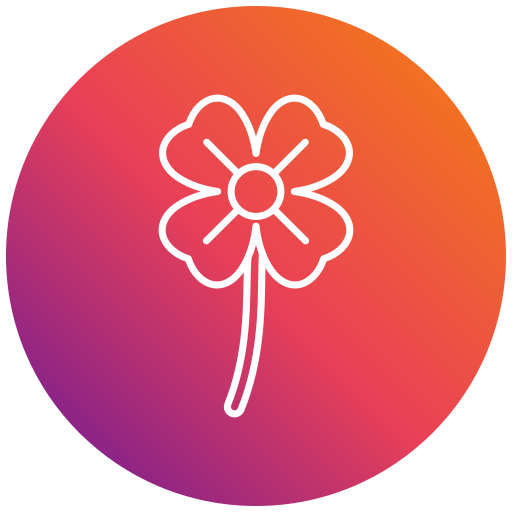 Clover leaf Generic gradient fill icon