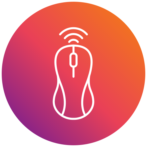 Wireless mouse Generic gradient fill icon