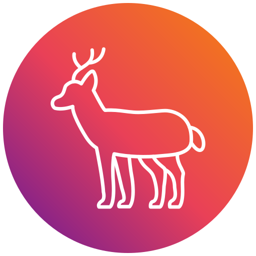 Deer Generic gradient fill icon