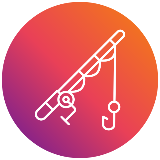 Fishing rod Generic gradient fill icon