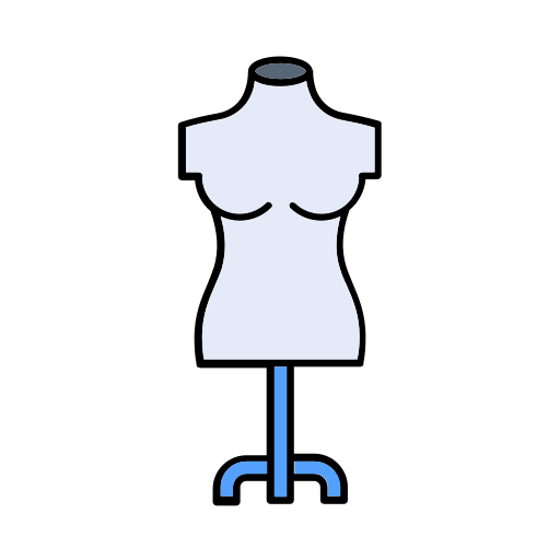 Mannequin Generic color lineal-color icon