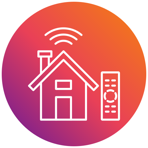 Smart house Generic gradient fill icon
