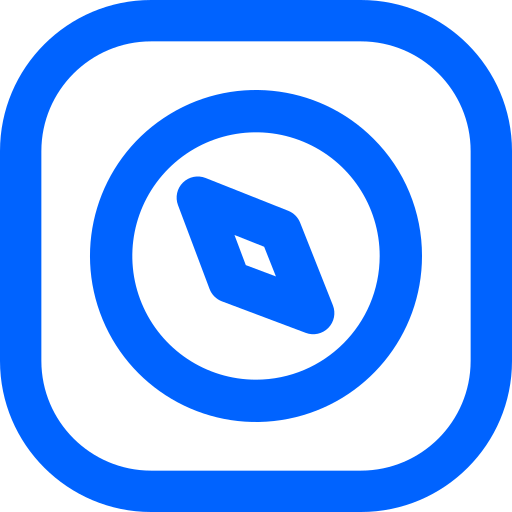 kompas Generic color outline icoon