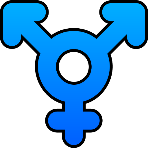 Male female Generic gradient lineal-color icon