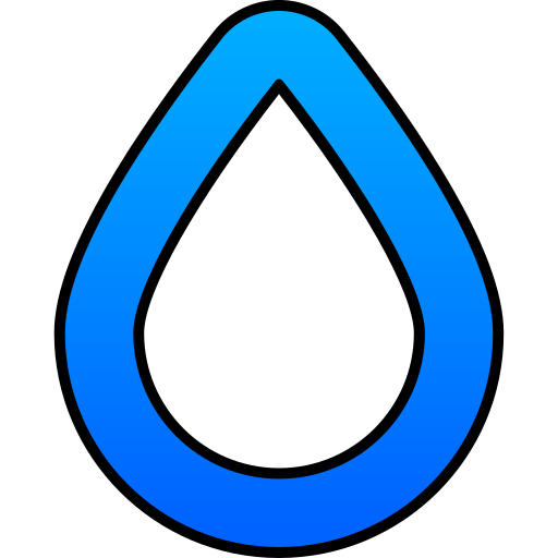 acqua Generic gradient lineal-color icona