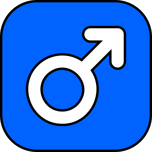 Male Generic color lineal-color icon