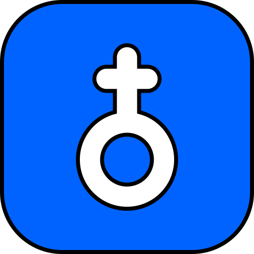 男性の性別 Generic color lineal-color icon