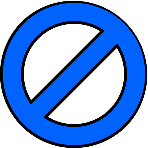 Restriction Generic color lineal-color icon