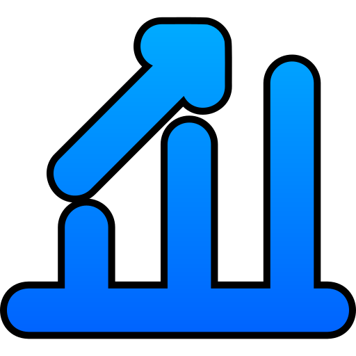 Statistic Generic gradient lineal-color icon