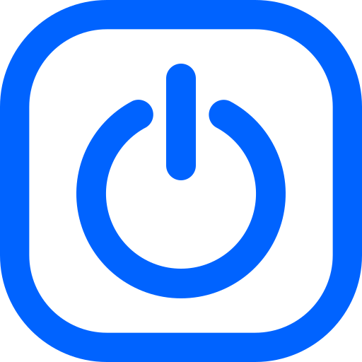 pulsante di accensione Generic color outline icona