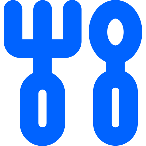 숟가락과 포크 Generic color outline icon
